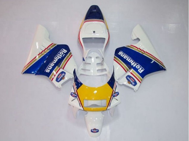1994-1996 Yellow White Blue NSR250 MC28 P4 Motorcycle Fairings 1994-1996 Yellow White Blue NSR250 MC28 P4 Motorcycle Fairings