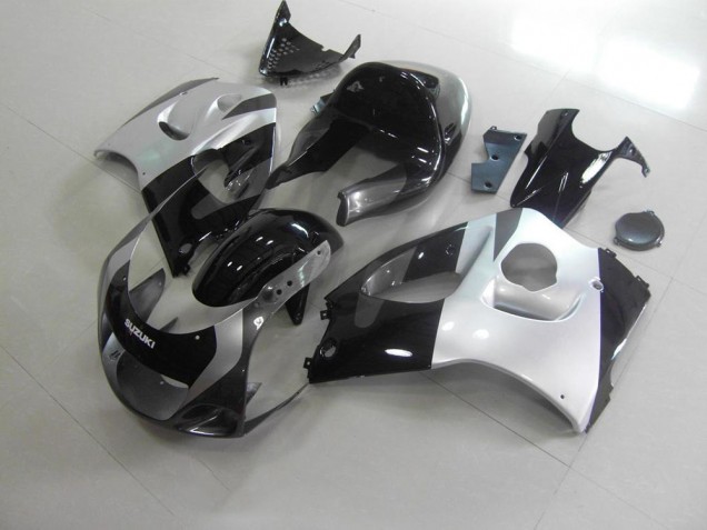 1996-2000 Silver Grey No Decals GSXR 600 Motorcycle Fairings 1996-2000 Silver Grey No Decals GSXR 600 Motorcycle Fairings