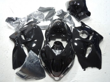 1996-2007 Black GSXR 1300 Hayabusa Motorcycle Fairings