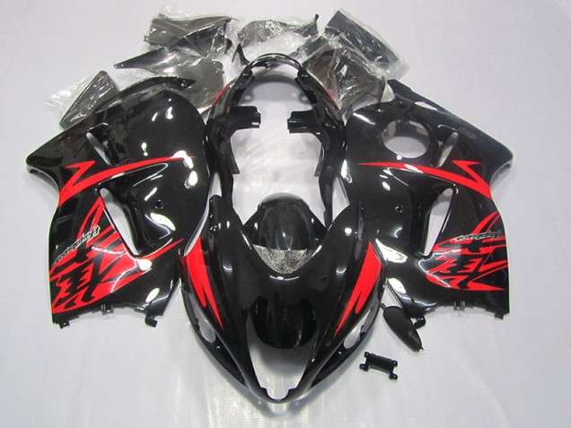 1996-2007 Black Red GSXR 1300 Hayabusa Motorcycle Fairings 1996-2007 Black Red GSXR 1300 Hayabusa Motorcycle Fairings