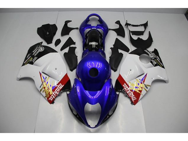 1996-2007 Blue White GSXR 1300 Hayabusa Motorcycle Fairing 1996-2007 Blue White GSXR 1300 Hayabusa Motorcycle Fairing