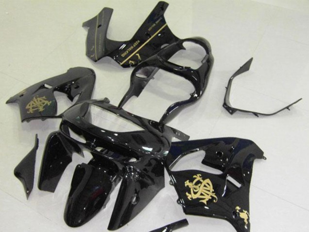1998-1999 Black JW ZX9R Motorcycle Fairings 1998-1999 Black JW ZX9R Motorcycle Fairings