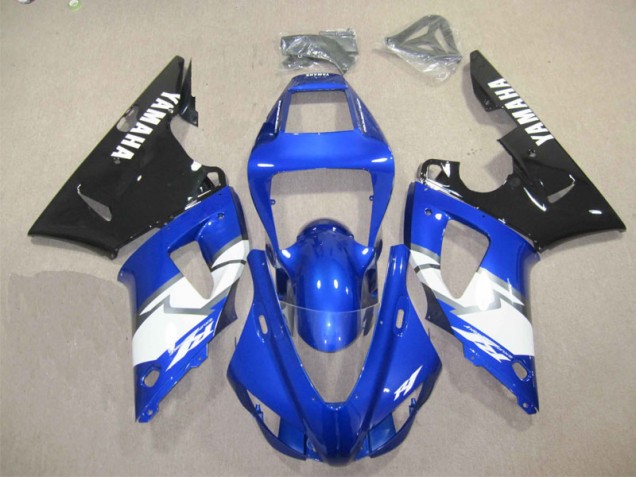 1998-1999 Blue Black White Decal YZF R1 Motorcycle Fairings 1998-1999 Blue Black White Decal YZF R1 Motorcycle Fairings