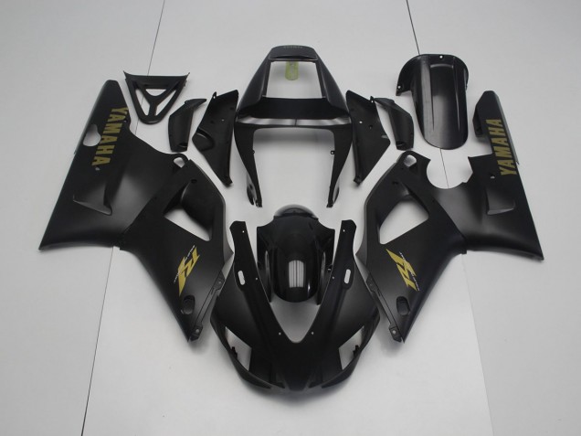 1998-1999 Matte Black Yellow YZF R1 Motorcycle Fairings 1998-1999 Matte Black Yellow YZF R1 Motorcycle Fairings