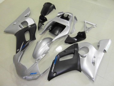 1998-2002 Black Silver YZF R6 Motorcycle Fairings
