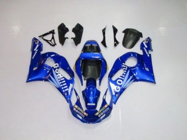 1998-2002 Blue White Go Motul YZF R6 Motorcycle Fairings