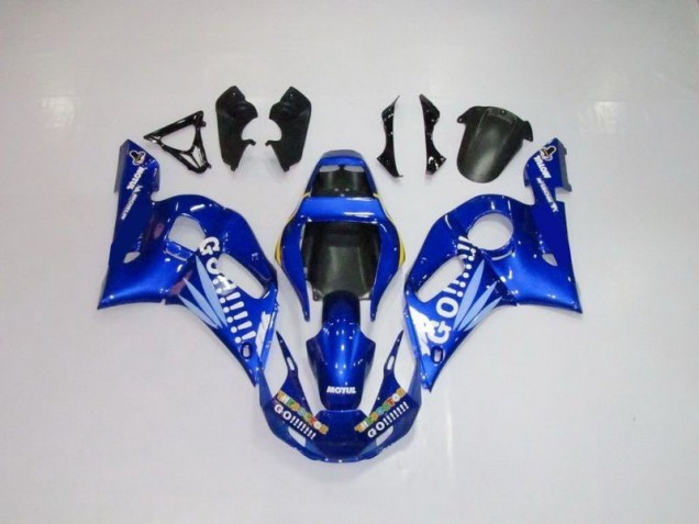 1998-2002 Blue White Go Motul YZF R6 Motorcycle Fairings