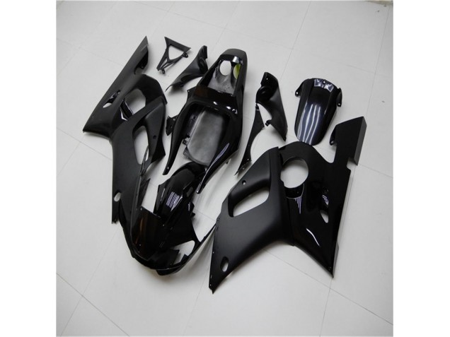 1998-2002 Glossy Matte Black YZF R6 Motorcycle Fairings