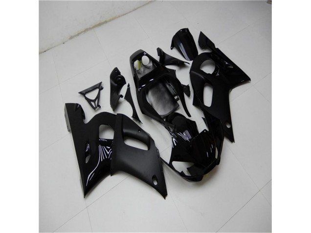 1998-2002 Glossy Matte Black YZF R6 Motorcycle Fairings