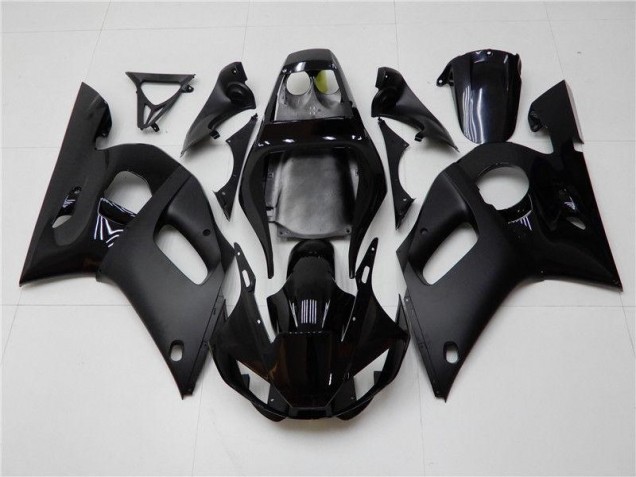 1998-2002 Glossy Matte Black YZF R6 Motorcycle Fairings