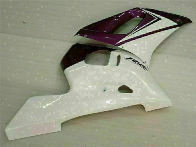 1998-2002 Purple White YZF R6 Motorcycle Fairings 1998-2002 Purple White YZF R6 Motorcycle Fairings
