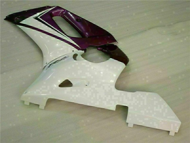1998-2002 Purple White YZF R6 Motorcycle Fairings 1998-2002 Purple White YZF R6 Motorcycle Fairings