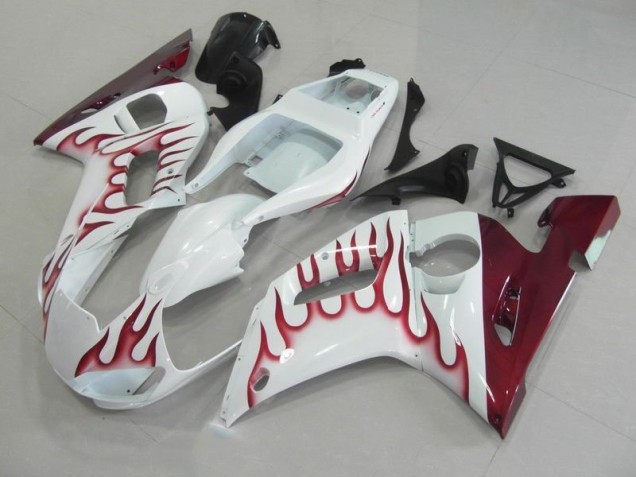 1998-2002 Red Flame YZF R6 Motorcycle Fairings