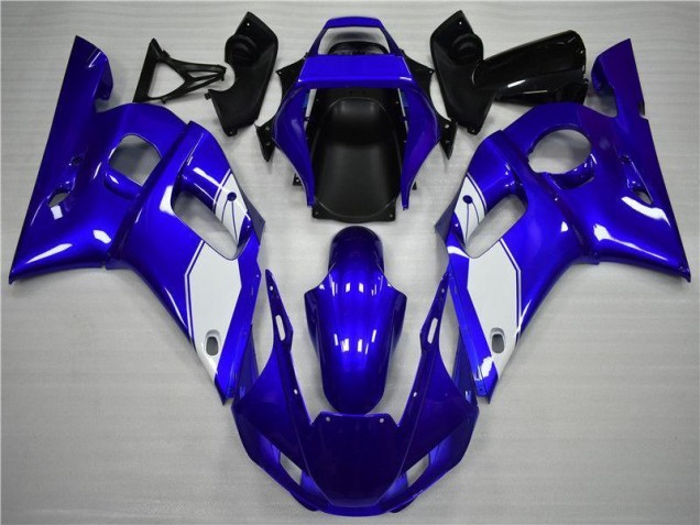 1998-2002 White Blue YZF R6 Motorcycle Fairings 1998-2002 White Blue YZF R6 Motorcycle Fairings