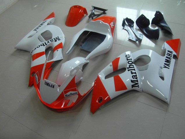 1998-2002 White Red Marlboro YZF R6 Motorcycle Fairings 1998-2002 White Red Marlboro YZF R6 Motorcycle Fairings