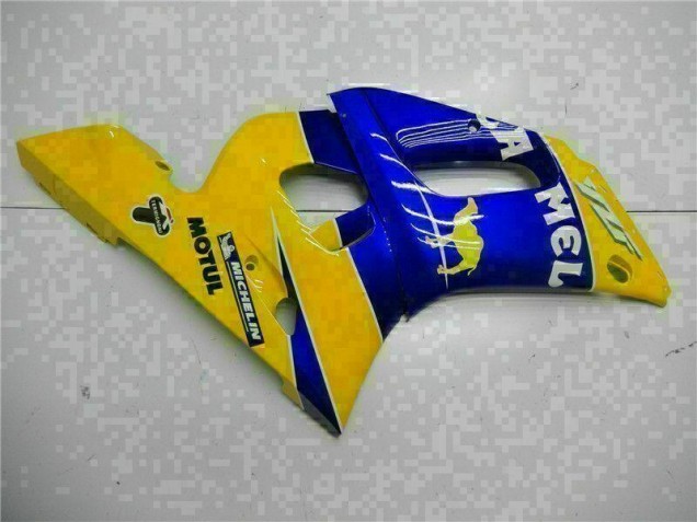 1998-2002 Yellow Blue YZF R6 Motorcycle Fairings