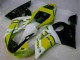 1998-2002 Yellow White YZF R6 Motorcycle Fairings 1998-2002 Yellow White YZF R6 Motorcycle Fairings