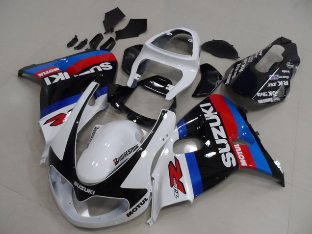 1998-2003 White Blue Motul TL1000R Motorcycle Fairings 1998-2003 White Blue Motul TL1000R Motorcycle Fairings