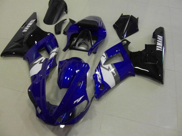 2000-2001 Blue Black White YZF R1 Motorcycle Fairings 2000-2001 Blue Black White YZF R1 Motorcycle Fairings