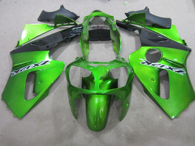 2000-2001 Green ZX12R Motorcycle Fairings 2000-2001 Green ZX12R Motorcycle Fairings