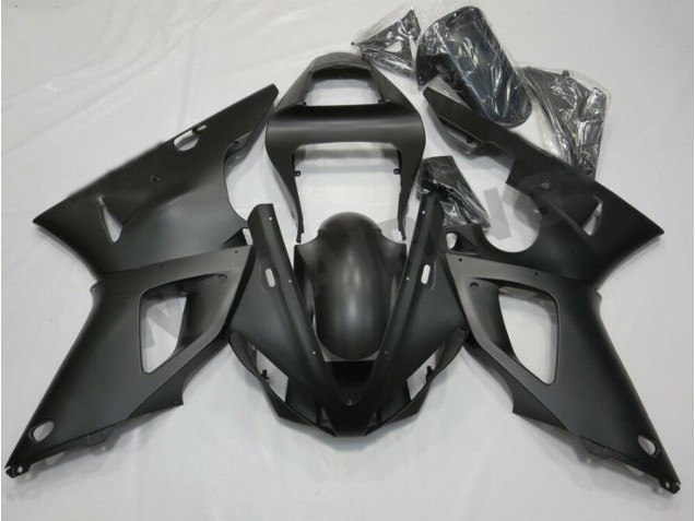 2000-2001 Matte Black YZF R1 Motorcycle Fairings 2000-2001 Matte Black YZF R1 Motorcycle Fairings