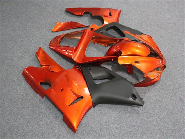2000-2001 Orange Black YZF R1 Motorcycle Fairings