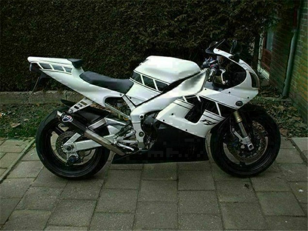 2000-2001 White YZF R1 Motorcycle Fairing 2000-2001 White YZF R1 Motorcycle Fairing