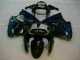 2000-2002 Black with Blue Flame ZX6R Motorcycle Fairings 2000-2002 Black with Blue Flame ZX6R Motorcycle Fairings