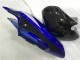 2000-2002 Blue Black GSXR 1000 Motorcycle Fairings 2000-2002 Blue Black GSXR 1000 Motorcycle Fairings