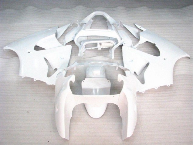 2000-2002 Glossy White ZX6R Motorcycle Fairings 2000-2002 Glossy White ZX6R Motorcycle Fairings