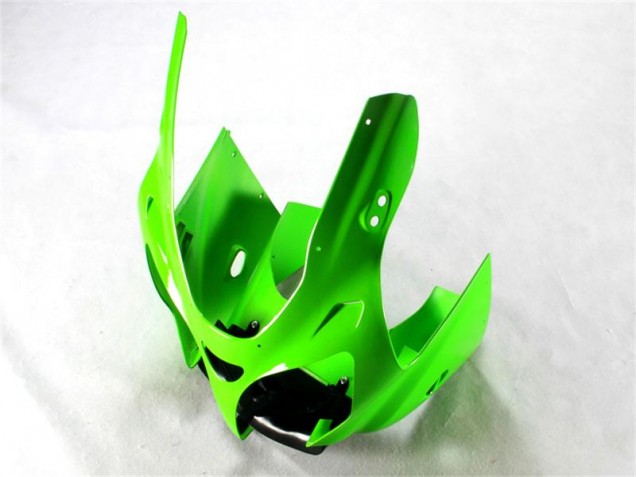 2000-2002 Green Black White ZX6R Motorcycle Fairings 2000-2002 Green Black White ZX6R Motorcycle Fairings