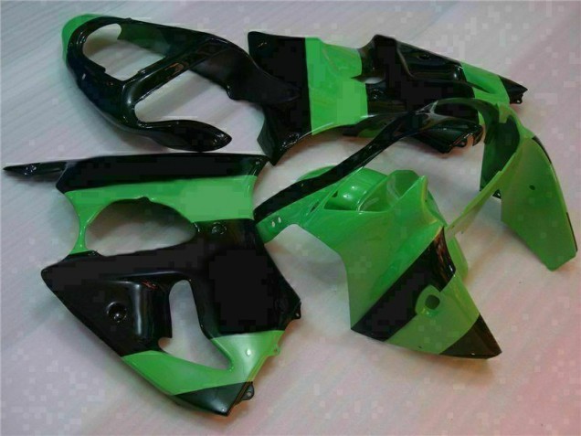 2000-2002 Green Black ZX6R Motorcycle Bodywork