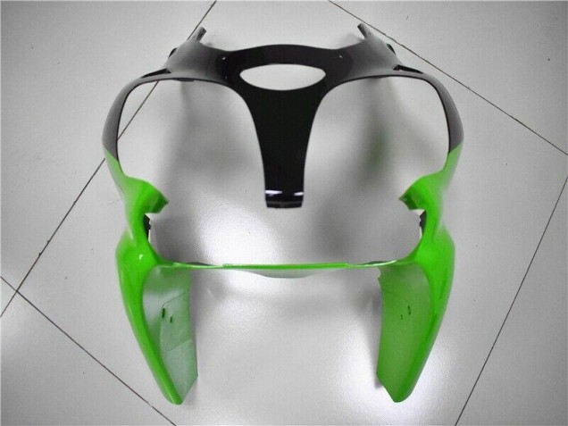 2000-2002 Green White Black ZX6R Motorcycle Fairings 2000-2002 Green White Black ZX6R Motorcycle Fairings