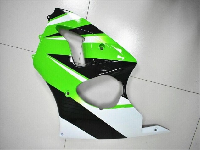 2000-2002 Green White Black ZX6R Motorcycle Fairings 2000-2002 Green White Black ZX6R Motorcycle Fairings