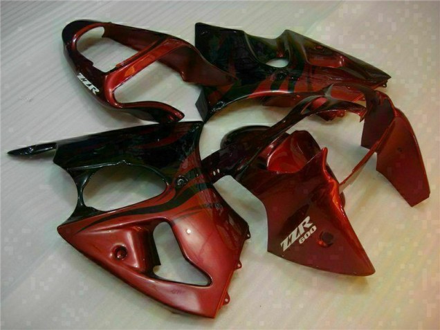 2000-2002 Red ZX6R Motorcycle Fairing 2000-2002 Red ZX6R Motorcycle Fairing