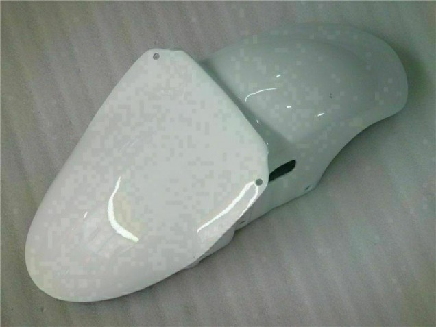 2000-2002 White Yellow Flame ZX6R Motorcycle Fairings