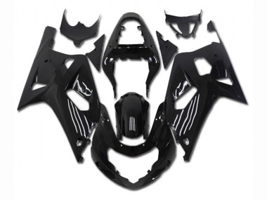 2001-2003 Black GSXR 600/750 Full Motorcycle Fairing Kits
