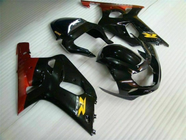 2001-2003 Black GSXR 600/750 Motorcycle Fairing 2001-2003 Black GSXR 600/750 Motorcycle Fairing