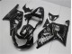 2001-2003 Black White Flame GSXR 600/750 Motorcycle Fairings 2001-2003 Black White Flame GSXR 600/750 Motorcycle Fairings