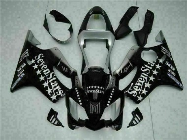2001-2003 Black White SevenStarss CBR600 F4i Motorcycle Fairings