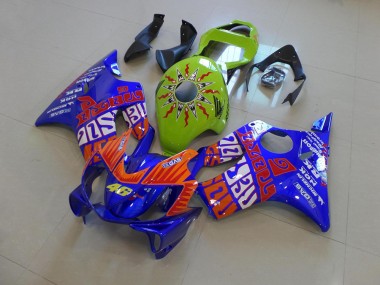 2001-2003 Blue Rossi CBR600 F4i Motorcycle Fairings