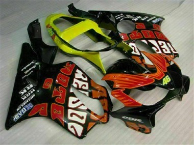 2001-2003 Orange Black CBR600 F4i Motorcycle Fairing