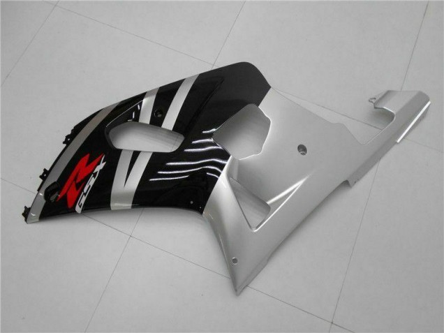 2001-2003 Silver GSXR 600/750 Motorcycle Fairings 2001-2003 Silver GSXR 600/750 Motorcycle Fairings