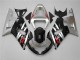 2001-2003 Silver GSXR 600/750 Motorcycle Fairings 2001-2003 Silver GSXR 600/750 Motorcycle Fairings