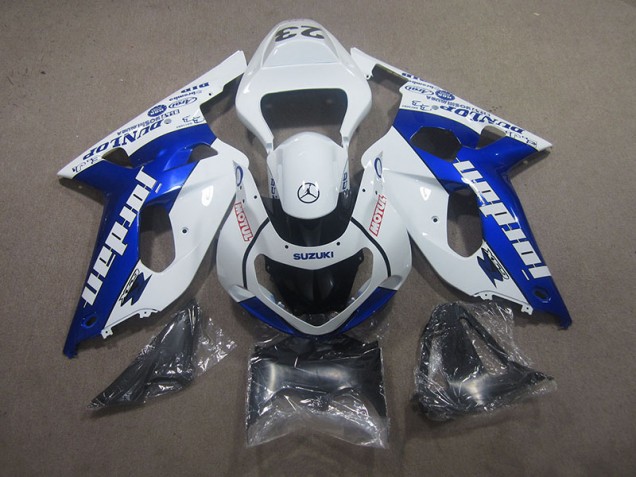 2001-2003 White Blue Motul GSXR 750 Motorcycle Fairings 2001-2003 White Blue Motul GSXR 750 Motorcycle Fairings