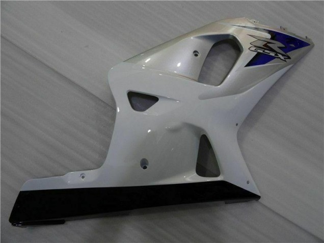 2001-2003 White Silver GSXR 600/750 Motorcycle Fairings 2001-2003 White Silver GSXR 600/750 Motorcycle Fairings
