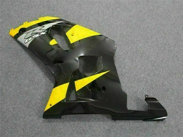 2001-2003 Yellow Black GSXR 600/750 Motorcycle Fairings 2001-2003 Yellow Black GSXR 600/750 Motorcycle Fairings