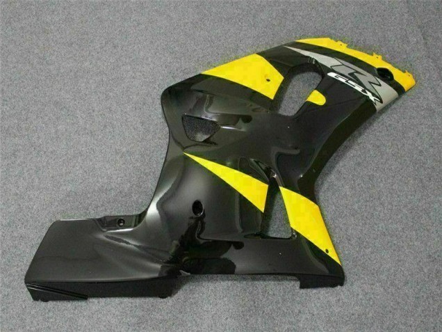 2001-2003 Yellow Black GSXR 600/750 Motorcycle Fairings 2001-2003 Yellow Black GSXR 600/750 Motorcycle Fairings