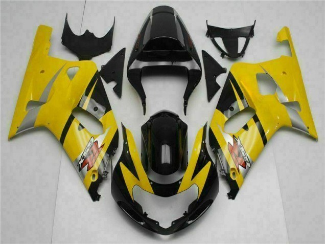 2001-2003 Yellow GSXR 600/750 Motorcycle Fairings 2001-2003 Yellow GSXR 600/750 Motorcycle Fairings