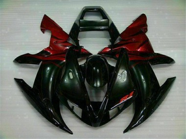 2002-2003 Black Red YZF R1 Motorcycle Fairing
